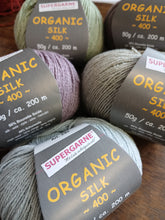 Load image into Gallery viewer, Supergarne Organic Silk blend 50g
