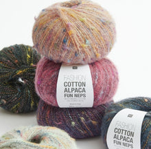 Load image into Gallery viewer, Rico Fashion Cotton Alpaca Fun Neps 50g
