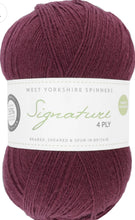 Load image into Gallery viewer, West Yorkshire spinners Signature sock yarn. Solids
