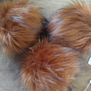 Handmade Faux Fur pompoms