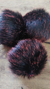 Handmade Faux Fur pompoms