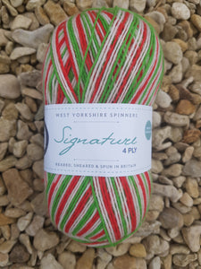 West Yorkshire Spinners Christmas  sock yarn