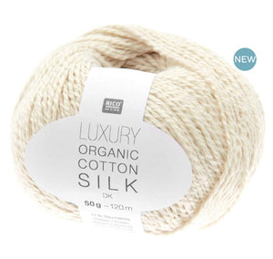 Rico Luxury Organic Cotton Silk DK 50g